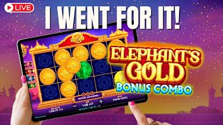 🔴I Won't Stop Until I Unlock 🔓 Every Bonus On Elephant's Gold!