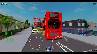 Roblox London \u0026 East (Old Version) First Time Driving E400H BAE Stagecoach London on Spin Around 1/3