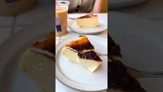 とろけるチーズケーキ食べたことある？口当たりめっちゃまろやかな最高バスチー！【代々木公園グルメ nephew】#shorts