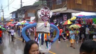 Masked disguises with penises at Phi Ta Khon Festival