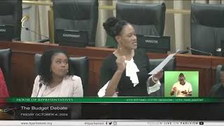 Budget Debate-Financial Year 2025.- Presentation by the Honourable  Ayanna Webster-Roy