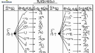 Telugu Guninthalu | Learn SHa and  Sa Gunintham