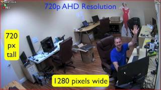 HD CCTV Camera 720p AHD vs SD CCTV Camera 960H Video Surveillance