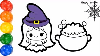 How to draw witch easy