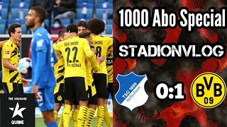 1000 Abo Special🎉 | Hoffenheim 0:1 Dortmund Stadionvlog⚽️ Haaland & Sancho live | The Kickbase Guide