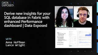 Derive new insights for your SQL database in Fabric w/ enhanced performance dashboard | Data Exposed