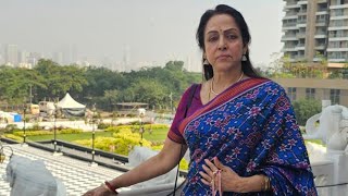 Hema Malini ji at Iskcon temple, Kharghar, Navi Mumbai