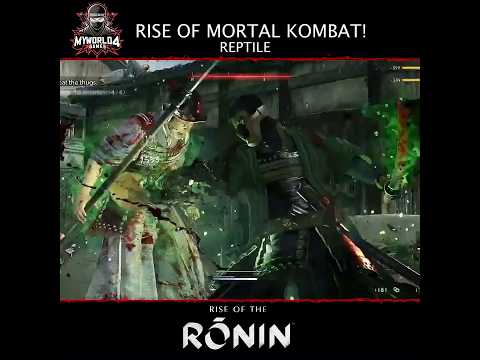 ¡Mortal Kombat! Reptil Rise of the Ronin #riseoftheronin #teamninja #myworld4games #mortalkombat