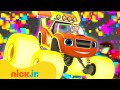 Blaze and Crusher Drive in a Video Game Race! 👾 Blaze and the Monster Machines | Nick Jr.