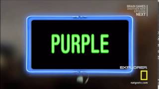 Brain Games- Stroop Effect