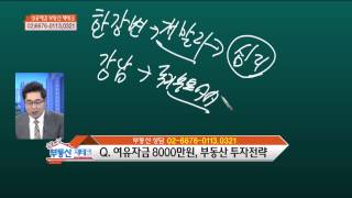 [성공예감 부동산 재테크] 여유자금 8000만원, 부동산 투자전략_드림부동산투자연구소 정창래 소장