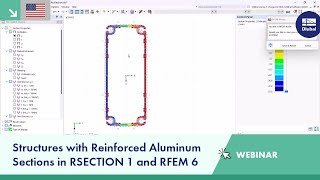 Webinar | Structures with Reinforced Aluminum Sections in RSECTION 1 and RFEM 6