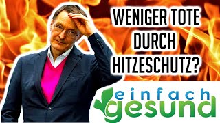 Hitzefrei für Deutschland? 🥵 🔥 ⏩ Lauterbach will Hitzeschutzplan zum Schutz der Gesundheit! 💚💚