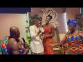Marie wiseborn parents surprised Moses Bliss at their traditional wedding ceremony in Ghana