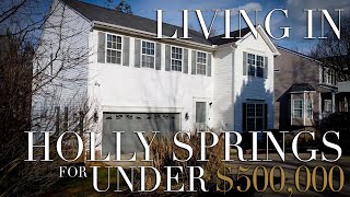 Living in HOLLY SPRINGS for UNDER $500,000!