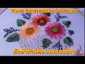 Hand Embroidery Simple Gerberas Tutorial 