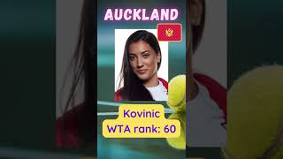 Tennis WTA Auckland Davis vs Kovinic #Shorts