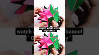 Origami kusudama cactus #shorts #origami #kusudama #cactus #cactusjack #origamicraft #origamilibrary