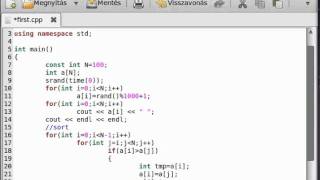 C++ tutorial 32 - sorting (part 1)