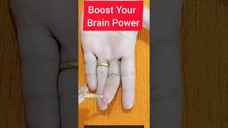 Boost Your Brain Power 🧘 Powerful Acupressure Point