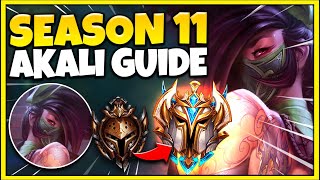 How To Play Akali Like a CHALLENGER in Season 11 [Mini-Rework Akali Guide] - League of Legends