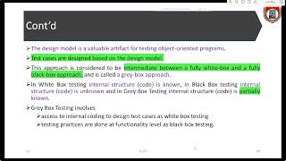 Part 19 Object Oriented Testing (Lecture 3)