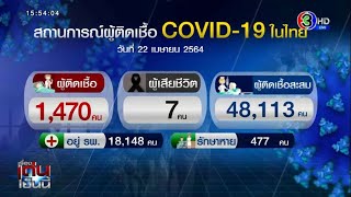 เทียบการระบาดโควิด 3 ระลอก อัตราการป่วย-ตาย และลักษณะอาการ