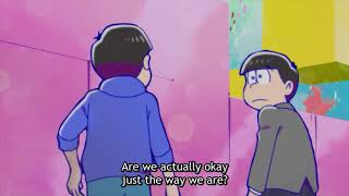 Karamatsu gives himself confidence