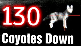 130 Coyotes Down | Top Thermal Hunting Video [ NEW 2023 ] ATN THOR 4