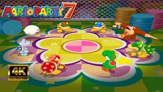 Mario Party 7 - All Minigames (4K)