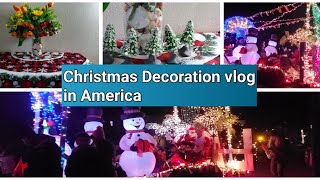 Americate Christmas উপলক্ষ্যে বাড়িটা সাজালাম..প্যারেড অনেক ভিড়#Christmasdecoration