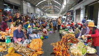 Cambodia Food Vlog - Fish, Grilled Food, Snacks, \u0026 Fresh Food