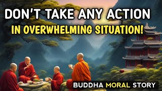 Don't Take Any Action In Overwhelming Situation | Buddha Moral Story | @Motivizone_Education