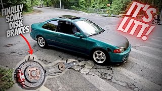 DIY HONDA CIVIC EG REAR DISK CONVERSION MOD