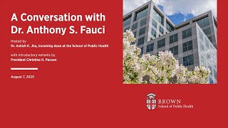 A Conversation with Dr. Anthony S. Fauci
