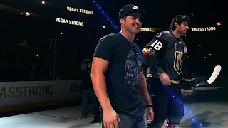 Golden Knights take ice with off-ice heroes in Vegas