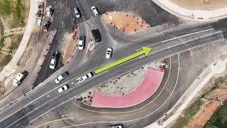Furys Ferry Road Roundabout