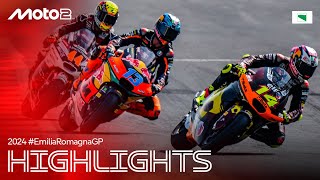 Moto2™ Race Highlights ⚔️ | 2024 #EmiliaRomagnaGP