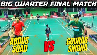 Gourab Vs Soad | Quarter Final Match | 38th National Badminton Championship 2023 | Ammar Badminton.