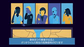 ポリオの監視システム (The Polio Surveillance System - Japanese subtitles)