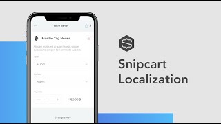 Snipcart Tutorial - Localization