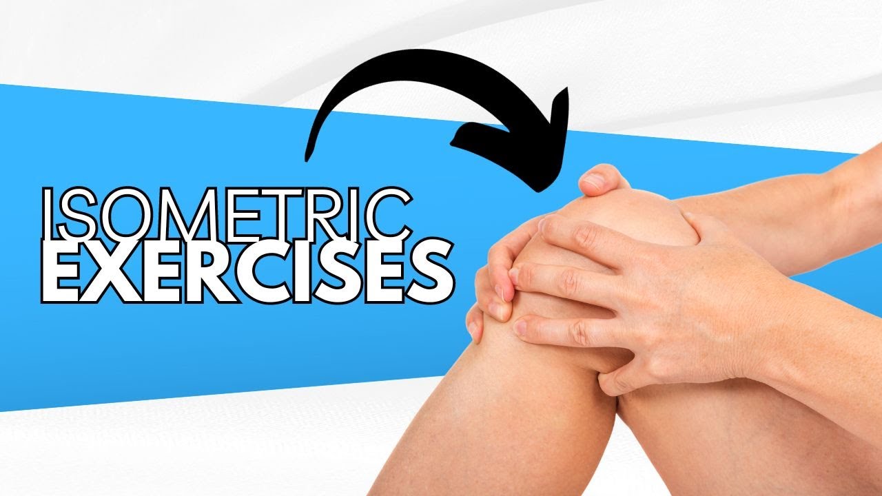 Top 3 Isometric Knee Exercises Youtube