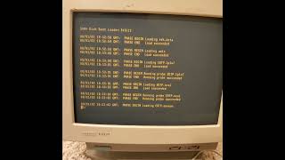 Bootup of a Motorola Delta Series 8000 (M88k CPU)