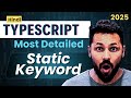 TypeScript Tutorial in Hindi #30 static keyword