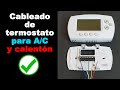 El cableado básico del termostato