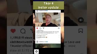 Thor love And thunder trailer tomorrow #shorts #viral #mcu #superduper #thor4trailer #viraltrend#omg