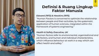 Faktor Manusia dan Perilaku dalam K3