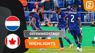 EEN OVERTUIGEND NEDERLAND IN TWEEDE HELFT!!🔥🤩 | Nederland vs Canada | Vriendscha
