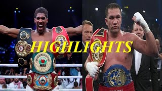 Anthony Joshua Vs Kubrat Pulev Highlights | Boxing