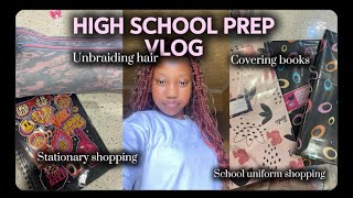 GRWM:for high school/grade 8:[uniform shopping,stationary shopping and etc]|South Africa